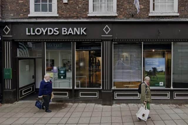 The Lloyds Bank branch on High Street, Horncastle, which is to close in August. (PHOTO BY: Google Maps)