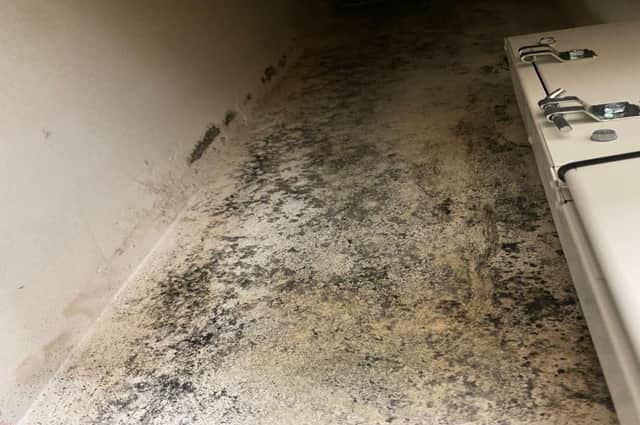 A classroom block in Ancaster CofE Primary School was found to be unsafe due to mould and rotting timbers. It will be demolished and replaced. Credit: Lincolnshire County Council