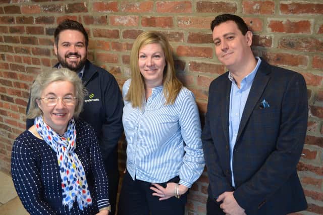 Systematic's new directors (L-R) Ben Crossland, Jacqui Vear and James Walker have joined Finance Director and MD Sharon Robey (front left) at the helm following the firm's most successful trading year to date.