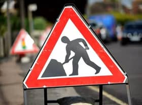 Road works.
