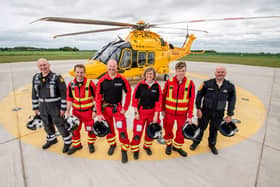 crew of Lincs &amp; Notts Air Ambulance