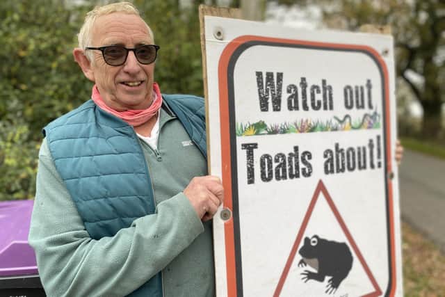 Contribution to a Better Environment - the White Cross lane Toad Patrol are shortlisted.