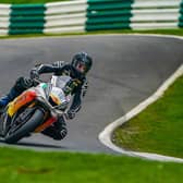 Tom Fisher pictured on track at Donington Park. Photo: Camipix.