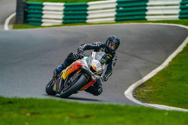 Tom Fisher pictured on track at Donington Park. Photo: Camipix.