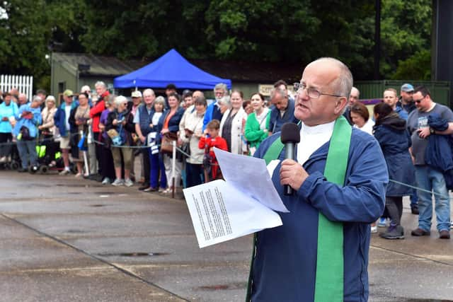 A blessing by by the Rev Canon Alan Robson.