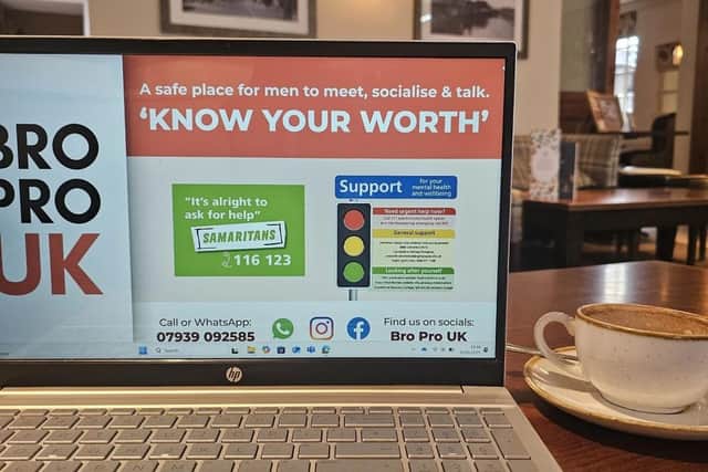 Bro Pro UK hosts meetings at venues across Lincolnshire to help men with anxiety, mood and mental health issues.