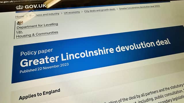 Some of the details revealed behind the new Greater Lincolnshire Mayoral role.