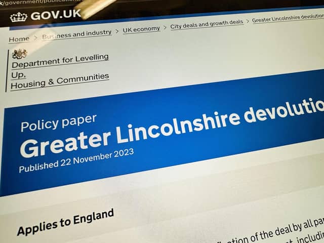 Some of the details revealed behind the new Greater Lincolnshire Mayoral role.