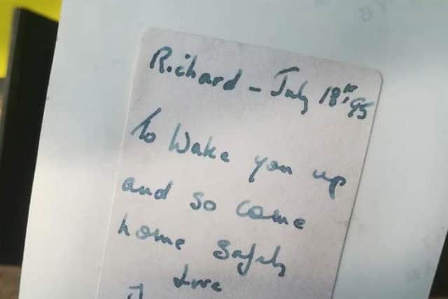 A letter found during an investigation into Romanian crime gangs.