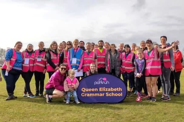The Parkrun volunteers team. Photo: HET