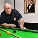 Dean Simmons is to represent GB at the World Ability Sports in Thailand. He is pictured here at Boston Snooker Centre.