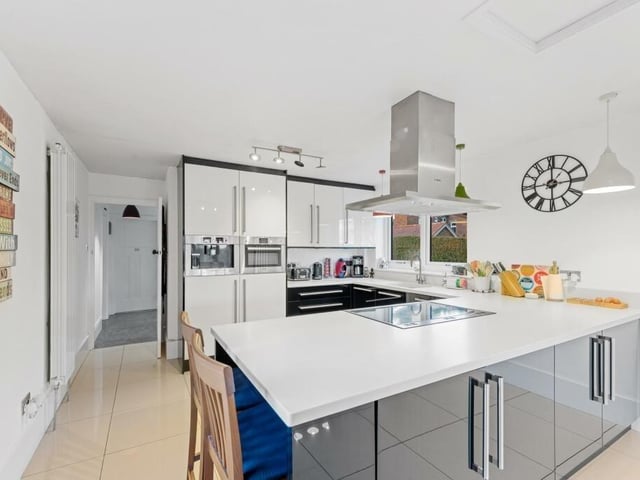 Another angle on the kitchen area.