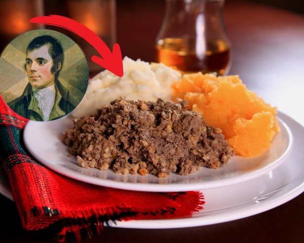 Burns Night falls on January 25 and it marks the birthday of Scotland's national poet, Robert Burns, who died in 1796.