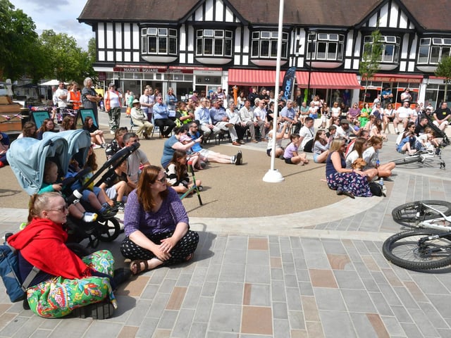 Around 1,500 young people were among those that watched The CODE open air theatre show in Sleaford.