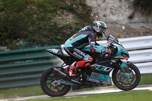 Peter Hickman at Cadwell Park. Photo by Dave Yeomans.