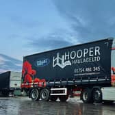 Hooper Haulage’s Avro Lancaster livery, in honour of founder Sam Hooper’s grandfather Frederick.