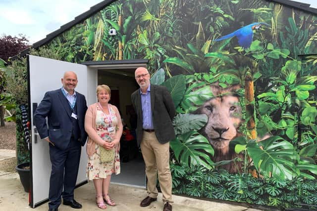 Adrian Sibley, Assistant Director for Programme Delivery, Cllr Carleen Dickinson, Friskney Ward and Cllr Craig Leyland, Leader of the Council