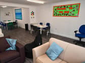 The Hive's common area.