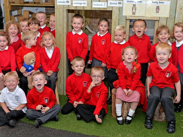 Youngsters making their start in education at St Michael's Primary School, Coningsby.
