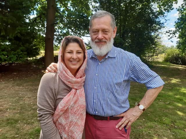 Hassina Syed and Peter Jouvenal.