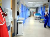 A ward at the Royal Liverpool University Hospital, Liverpool.