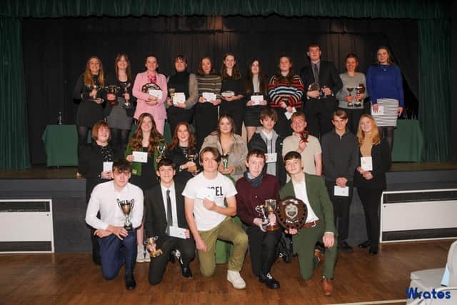 Banovallum School students 2021-22 at their annual Awards Evening. Photo: Wrates Photography