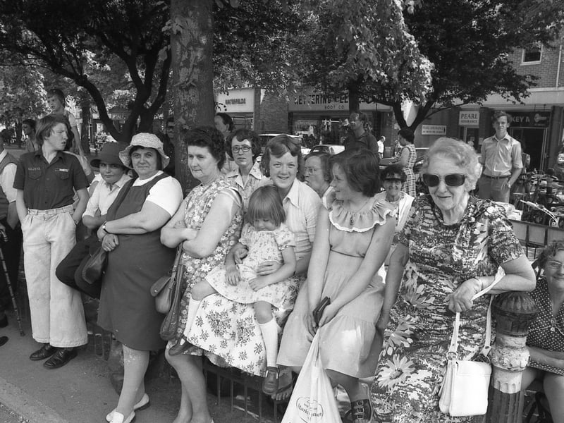 Thousands turned out to watch the spectacle.