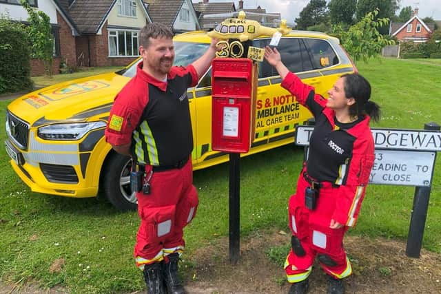 Lincs & Notts Air Ambulance Great Yarn Bomb