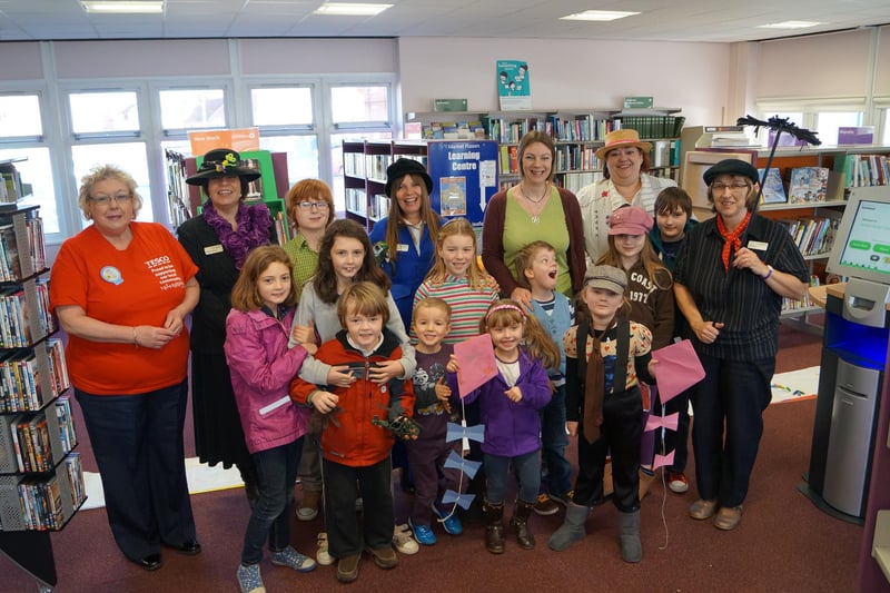 Mary Poppins themed fun at Market Rasen Library to mark National Libraries Day.