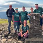 Caroline Russell, Martin Russell, Amanda Parsons, Graham Melbourne, Luke Franklin, Bethany Halford and Poppy Slack completed the Yorkshire Three Peaks Challenge.