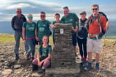 Caroline Russell, Martin Russell, Amanda Parsons, Graham Melbourne, Luke Franklin, Bethany Halford and Poppy Slack completed the Yorkshire Three Peaks Challenge.
