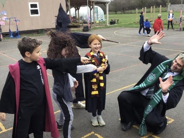 Staff and pupils got in on the act for World Book Day at Leadenham Primary Academy.