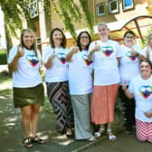 Teachers from Coningsby St Michael's and Holy Trinity primary schools who will be taking on the Three Peaks challenge. Photo: Mick Fox