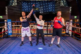 Benjamin Spurr has won a third charity boxing match