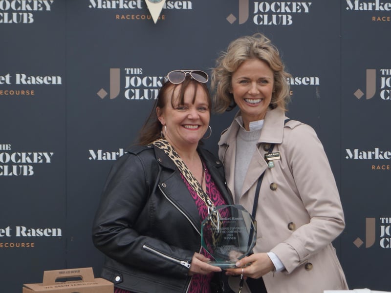 Hairdresser Natalie Chapman won the Outstanding Contribution to the Community category for her work with The Sensory Den