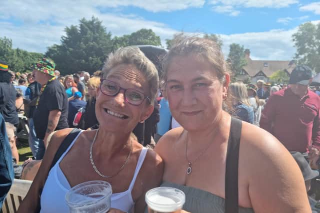 Sisters Sally Hill and Melanie Hornspy from Nottingham prefer the new venue.