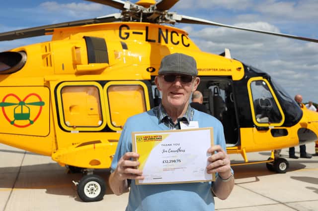 Mablethorpe pensioner Jim Carruthers who has raised over £12,000 in just over 4 years
Photo: LNAA