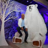 Taj Bola - excited to be opening the Ice Experience at The Hive in Skegness.