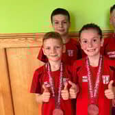 Gainsborough Scorpion's quartet at the Huddersfield Premier Open.