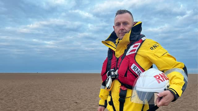 Deputy 2nd Coxswain, Lee St Quinton, Photo: RNLI/Brad Johnso