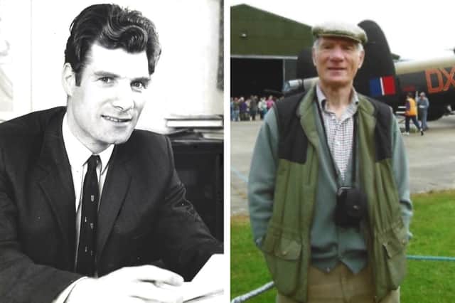 Two photographs of the late Ivan Stimson, of Sibsey, shared with The Standard by his family.