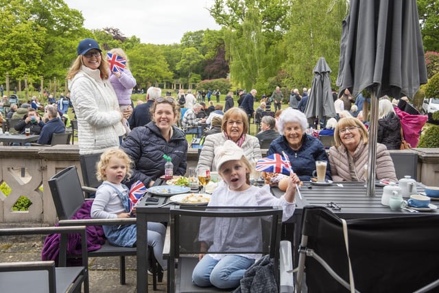 The Wilcox family from Metheringham at the Petwood Hotel event.