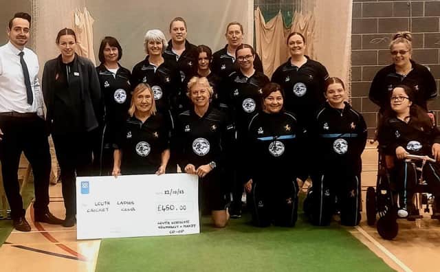 Louth Ladies Cricket team recently received a donation from Louth's Northgate Co-op.
