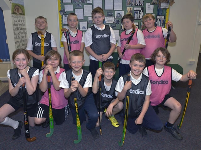 Members of the hockey team at Louth's Lacey Gardens School. The team were set to represent East Lindsey at the County Youth Games after local tournament success.