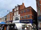 The old front of The Scala Theatre, in Market Place. The planning application concerns the rear of the building, though.