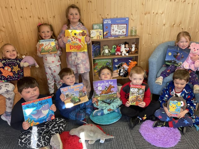 Class 1 at Mrs Mary King's School, Martin.