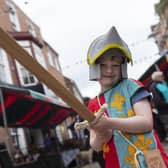 Historic hat winner James Pringle, aged five