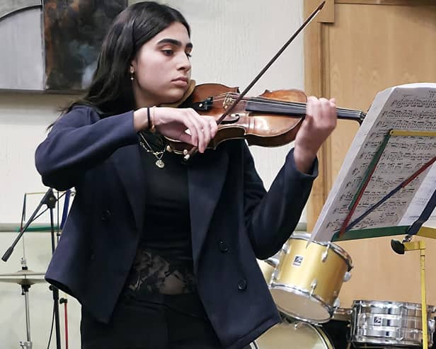 Amelia Whitfield, described as "a superb violinist", was the overall winner of the Lincolnshire Young Musician of the Year title. (PHOTO BY: Tim Elliott).