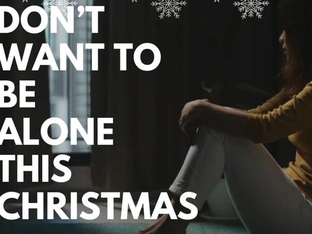The cover art from the new single for Framework, Don't want to be alone this Christmas.