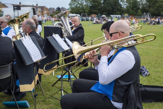 Skegness Silver Band entertained the crowds.